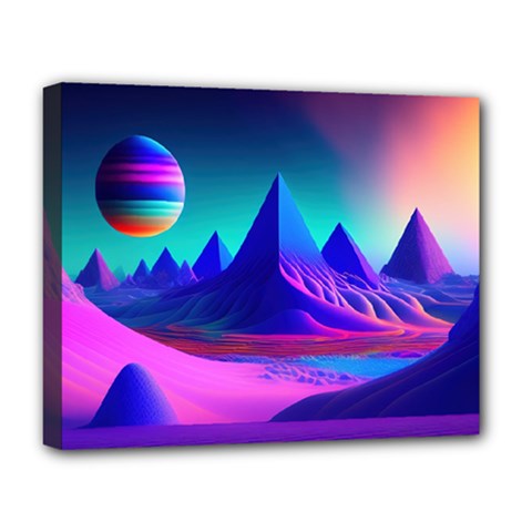 Fantasy Universe Art Wallpaper Artwork Deluxe Canvas 20  X 16  (stretched) by Uceng