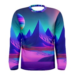 Fantasy Universe Art Wallpaper Artwork Men s Long Sleeve Tee