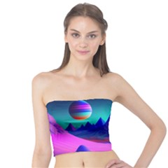 Fantasy Universe Art Wallpaper Artwork Tube Top by Uceng