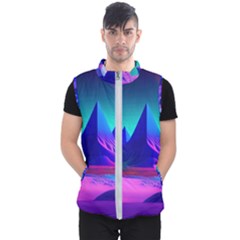 Fantasy Universe Art Wallpaper Artwork Men s Puffer Vest