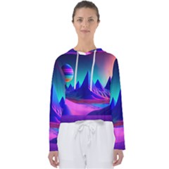 Fantasy Universe Art Wallpaper Artwork Women s Slouchy Sweat