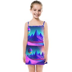 Fantasy Universe Art Wallpaper Artwork Kids  Summer Sun Dress by Uceng