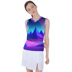 Fantasy Universe Art Wallpaper Artwork Women s Sleeveless Sports Top by Uceng