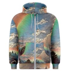 Abstract Art Psychedelic Arts Experimental Men s Zipper Hoodie