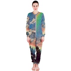 Abstract Art Psychedelic Arts Experimental Onepiece Jumpsuit (ladies)