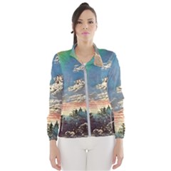 Abstract Art Psychedelic Arts Experimental Women s Windbreaker