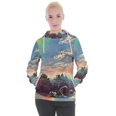 Abstract Art Psychedelic Arts Experimental Women s Hooded Pullover