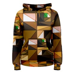 Abstract Experimental Geometric Shape Pattern Women s Pullover Hoodie