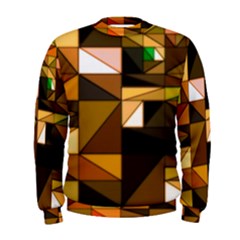 Abstract Experimental Geometric Shape Pattern Men s Sweatshirt