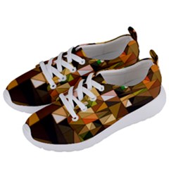 Abstract Experimental Geometric Shape Pattern Women s Lightweight Sports Shoes by Uceng