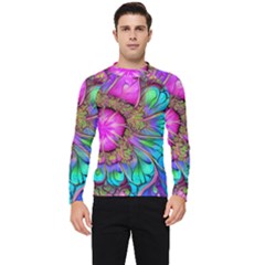 Abstract Art Psychedelic Experimental Men s Long Sleeve Rash Guard by Uceng