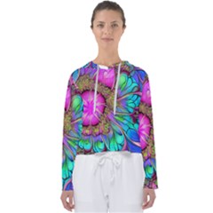 Abstract Art Psychedelic Experimental Women s Slouchy Sweat