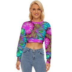 Abstract Art Psychedelic Experimental Lightweight Long Sleeve Sweatshirt by Uceng