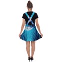 Blue Forrest Jungle,tree Trees Nature Landscape Velvet Suspender Skater Skirt View2