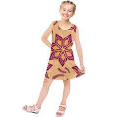 Flower Mandala Template Sketch Drawing Art Kids  Tunic Dress by Uceng