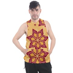 Flower Mandala Template Sketch Drawing Art Men s Sleeveless Hoodie by Uceng