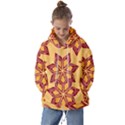 Flower Mandala Template Sketch Drawing Art Kids  Oversized Hoodie View1