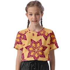 Flower Mandala Template Sketch Drawing Art Kids  Basic Tee by Uceng