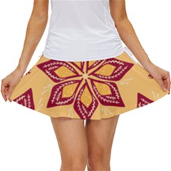 Flower Mandala Template Sketch Drawing Art Women s Skort by Uceng