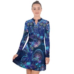 Fantasy People Mysticism Composing Fairytale Art 3 Long Sleeve Panel Dress by Uceng