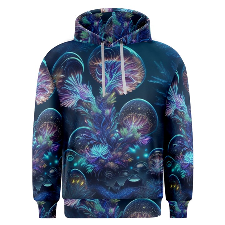 Fantasy People Mysticism Composing Fairytale Art 3 Men s Overhead Hoodie