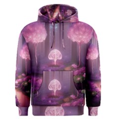 Trees Forest Landscape Nature Neon Men s Core Hoodie