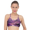 Trees Forest Landscape Nature Neon Basic Training Sports Bra View1