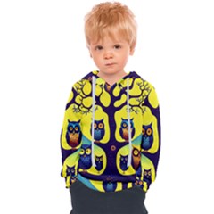 Owl Animal Cartoon Drawing Tree Nature Landscape Kids  Overhead Hoodie