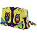 Owl Animal Cartoon Drawing Tree Nature Landscape Wristlet Pouch Bag (Large) View2