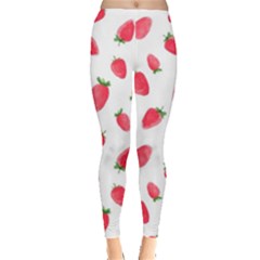 Strawberry Leggings  by SychEva