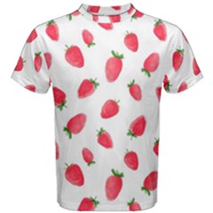 Strawberry Men s Cotton Tee by SychEva