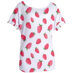 Strawberry Women s Oversized Tee