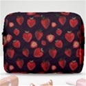 Watercolor Strawberry Make Up Pouch (Large) View1