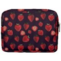 Watercolor Strawberry Make Up Pouch (Large) View2