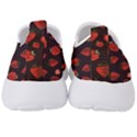 Watercolor Strawberry Men s Slip On Sneakers View4