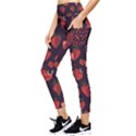 Watercolor Strawberry Pocket Leggings  View3