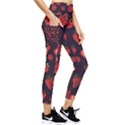 Watercolor Strawberry Pocket Leggings  View4