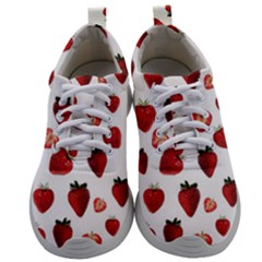 Strawberry Watercolor Mens Athletic Shoes by SychEva