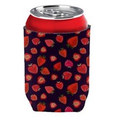 Strawberry On Black Can Holder by SychEva