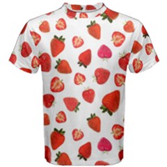 Strawberries Men s Cotton Tee by SychEva