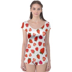 Strawberries Boyleg Leotard  by SychEva