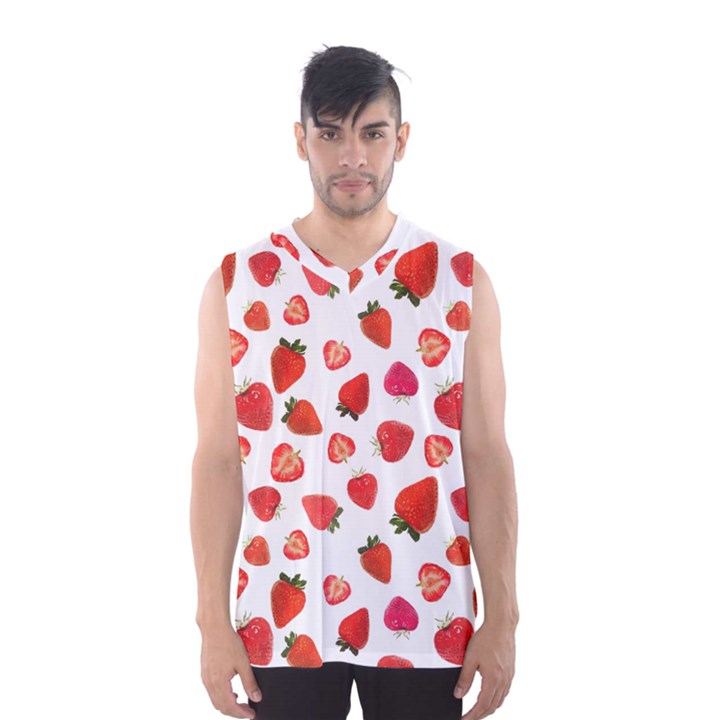 Strawberries Men s Basketball Tank Top