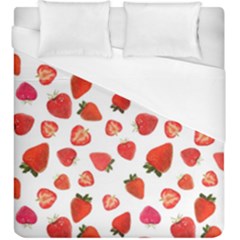 Strawberries Duvet Cover (king Size) by SychEva