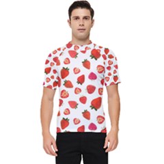 Strawberries Men s Short Sleeve Rash Guard by SychEva