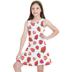 Strawberries Kids  Lightweight Sleeveless Dress by SychEva