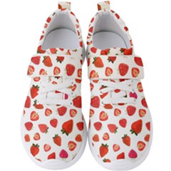 Strawberries Men s Velcro Strap Shoes by SychEva