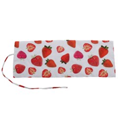 Strawberries Roll Up Canvas Pencil Holder (s) by SychEva