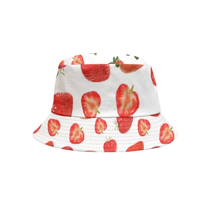 Strawberries Inside Out Bucket Hat (Kids)