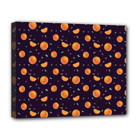 Oranges Deluxe Canvas 20  X 16  (stretched) by SychEva