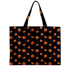 Oranges Zipper Mini Tote Bag by SychEva